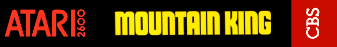 Mountain King logo for Atari 2600